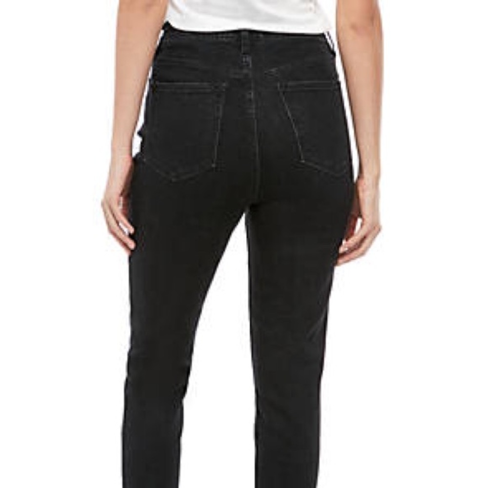 FREE PEOPLE Crvy Mardi High Rise Skinny NWT 29 Blk - Picture 6 of 12